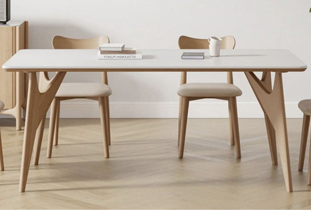 MUTUKI ダイニングテーブル140cm 北欧風　セラミック天板　2人4人