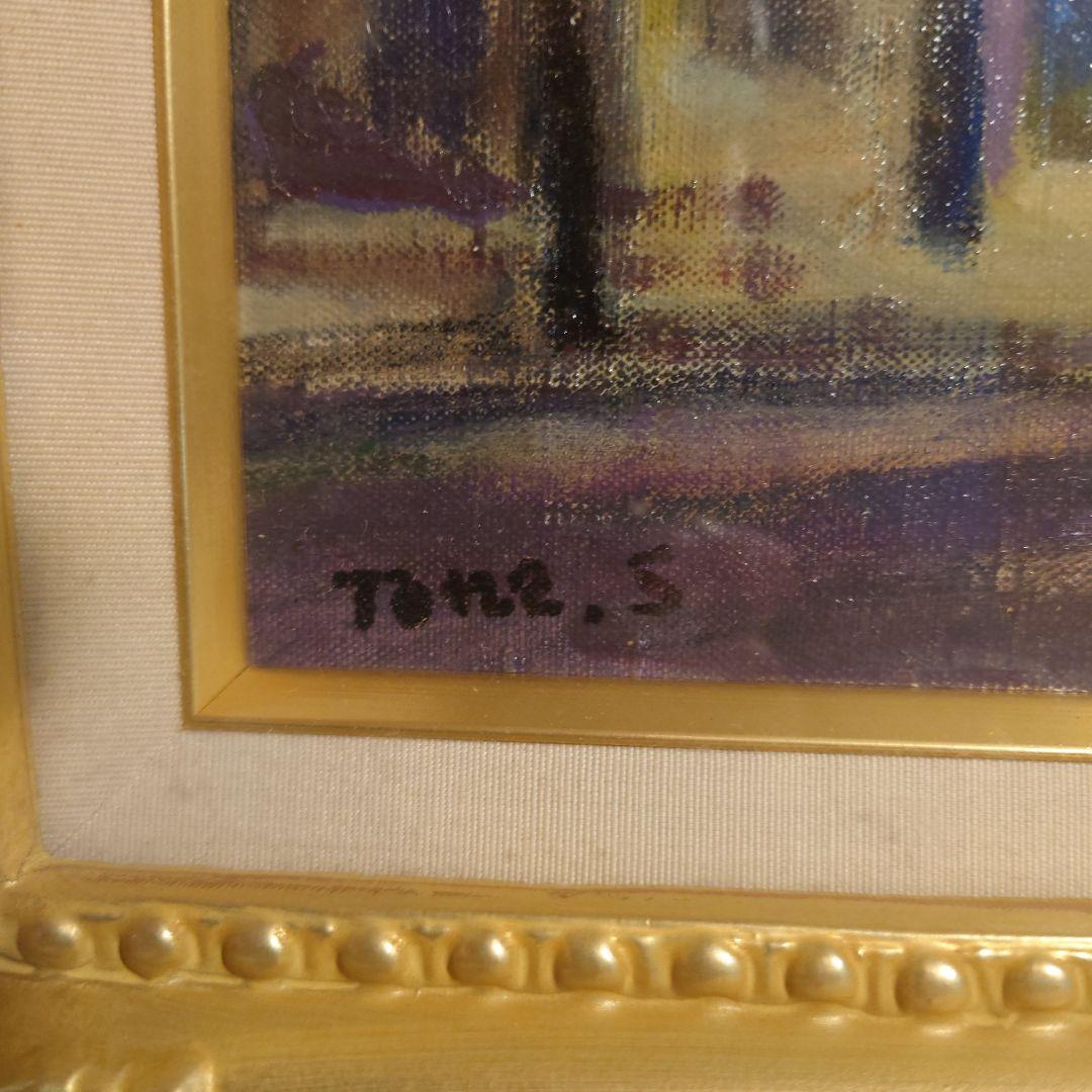 清水刀根 風景画 ゴールドフレーム