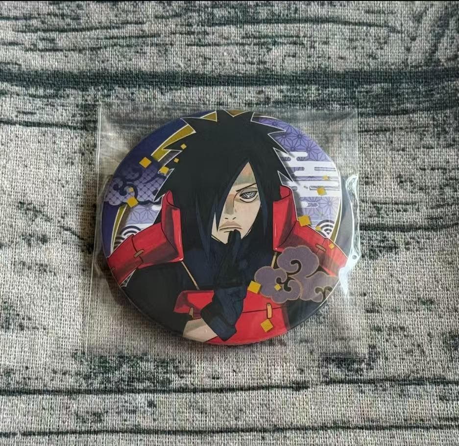 ☆NARUTO 歌舞伎 缶バッジうちはマダラ