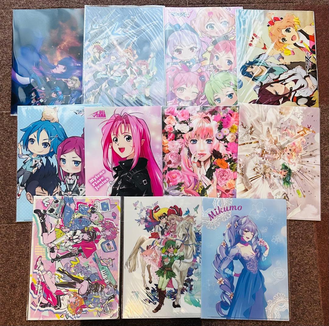 【まとめ・セット】マクロス　F Δ 7クリアファイル　オシャレマクロス　M魂 おしゃれまくろす霜月 ダブルクロスミニタオル | マクロスF | アニメ