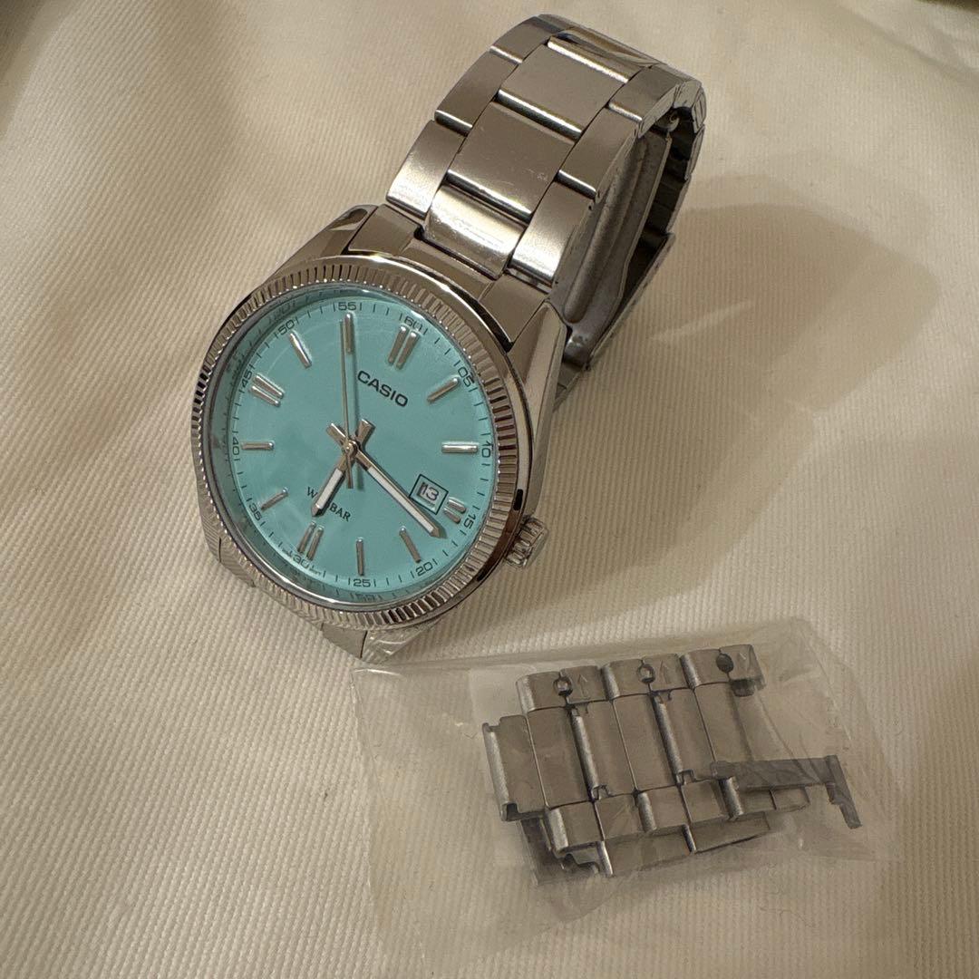 【特価！美品】カシオ CASIO ターコイズブルー Tiffany ブルー