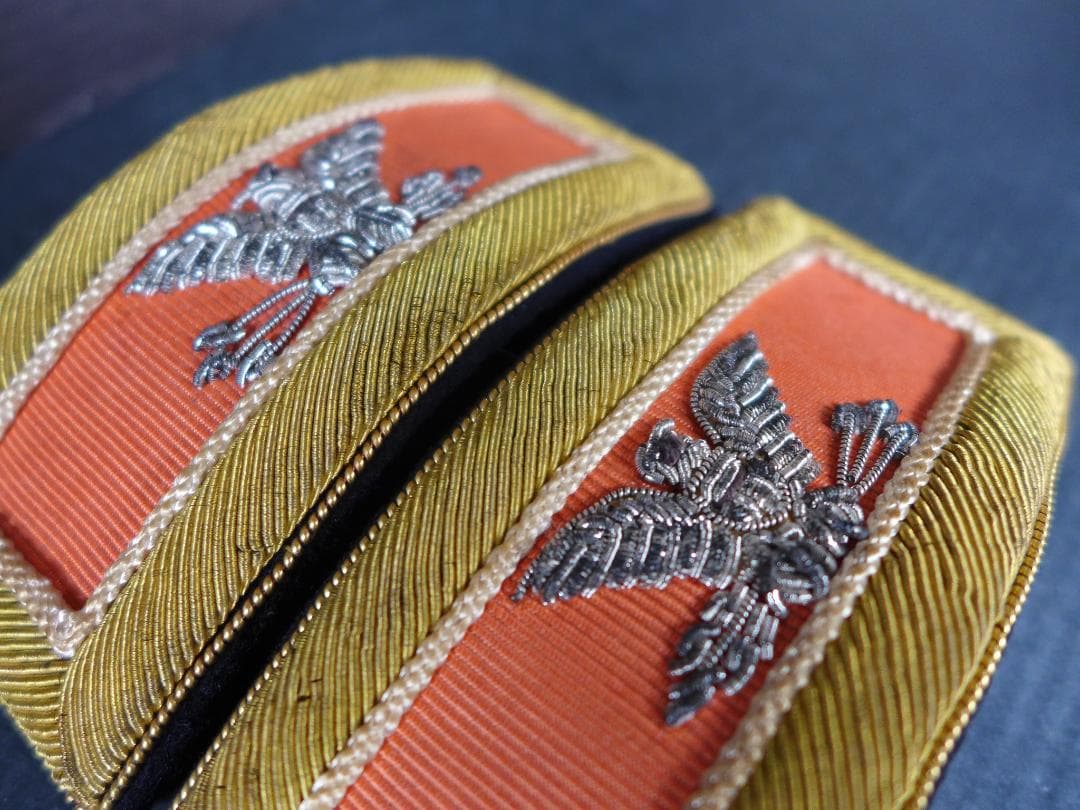 時代物 中古美品　アメリカ陸軍　工兵隊　大佐の肩章　階級章　US NAVY