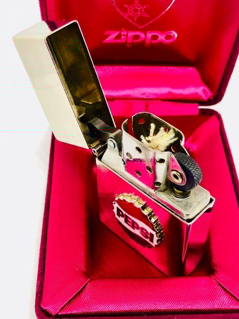 ペプシ＊エナメル七宝＊ビンテージ1935sモデルタイプ角型＊zippo®︎
