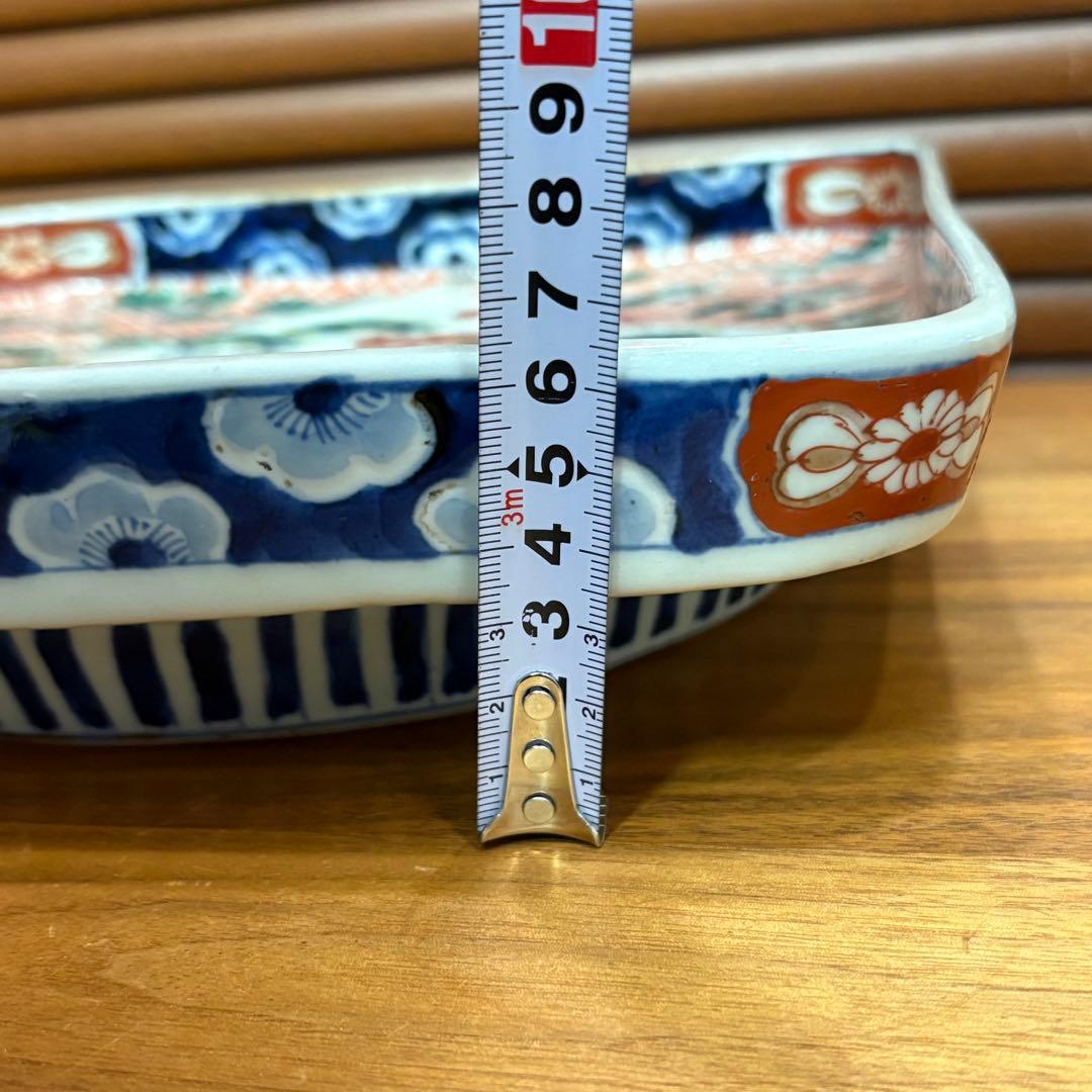 江戸時代 古伊万里 鍋島 赤絵 皿