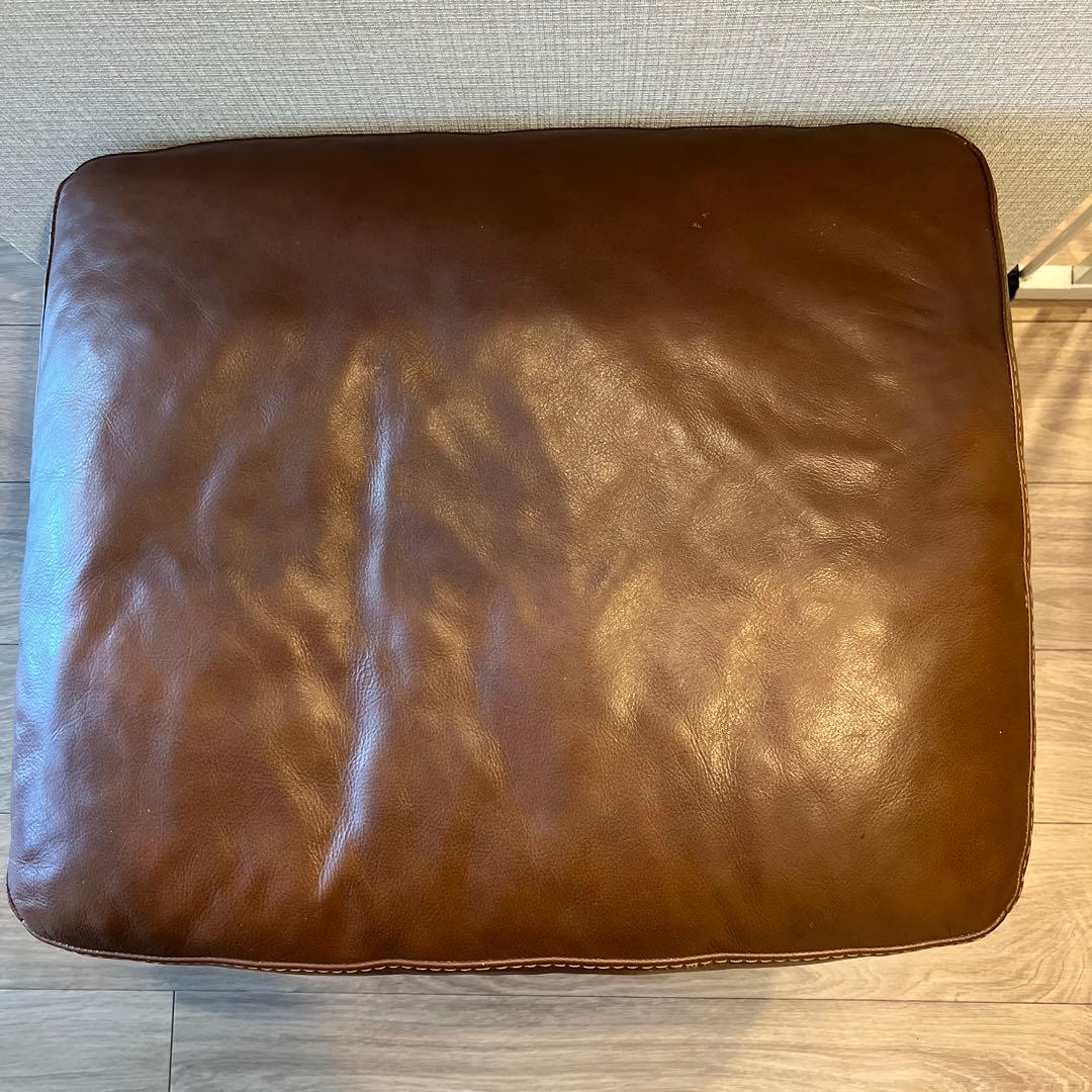 キ*ム様 ウニコ（unico)フレイ レザー ソファ オットマン