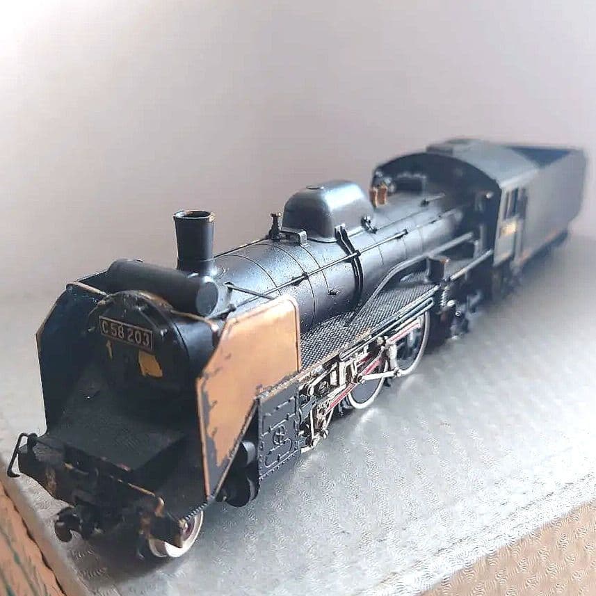 宮沢模型 C58203 蒸気機関車 HOゲージ【ジャンク品】