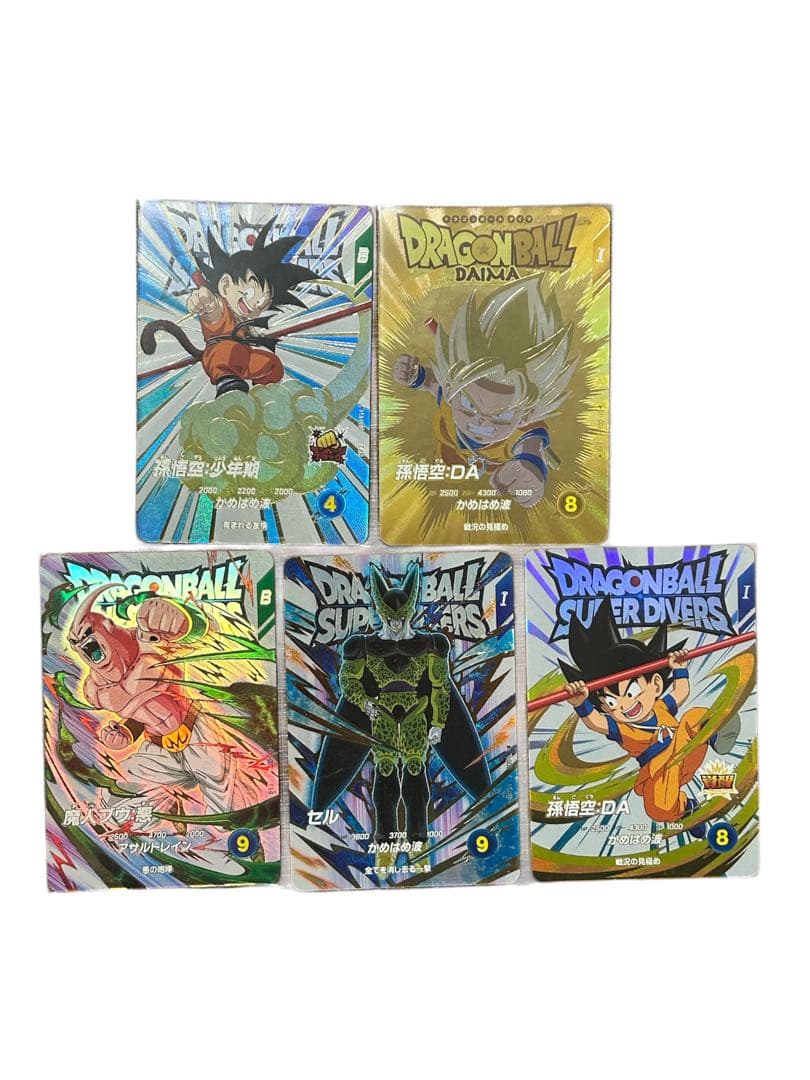 ドラゴンボール スーパーダイバーズ 神龍エクストラレア 5種コンプ