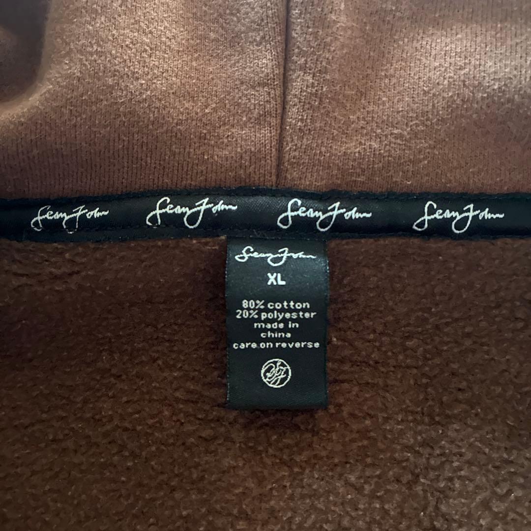SEAN JOHN ジップパーカー ショーンジョン y2k b系　ブラウン