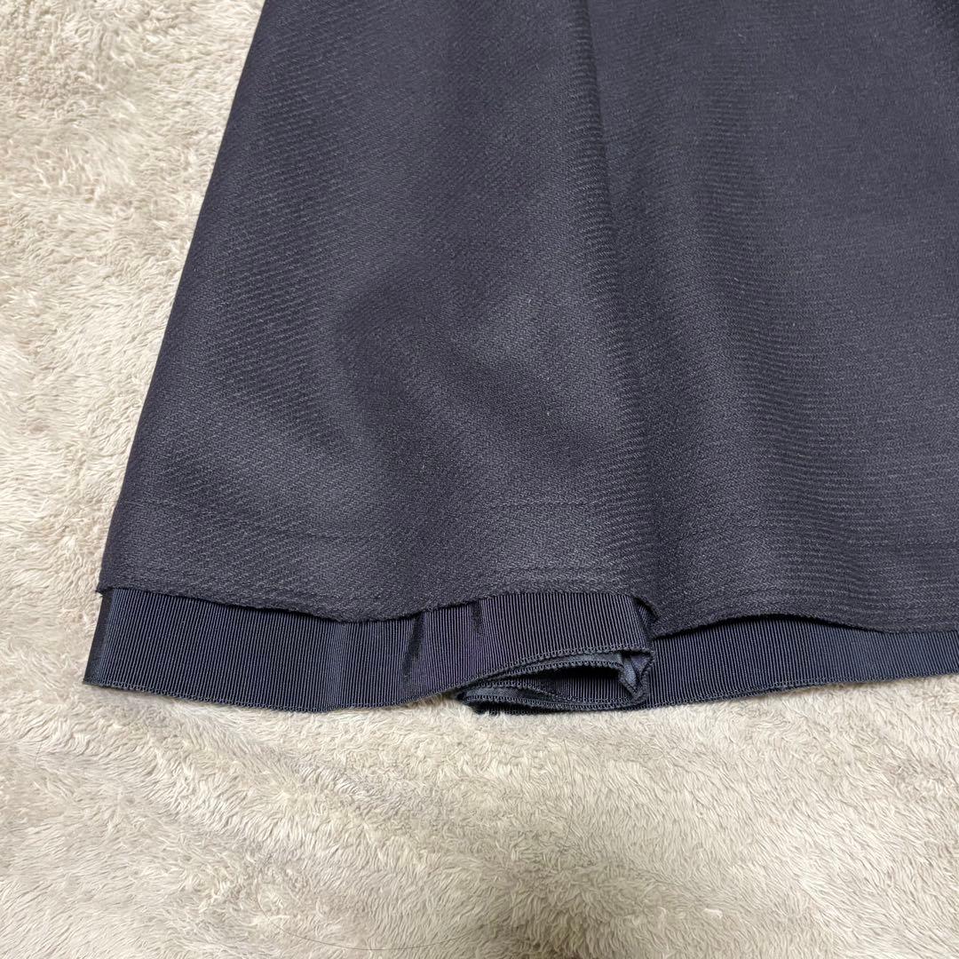 美品★ 冬向き MONCLERフレアスカート ウール 42 モンクレール