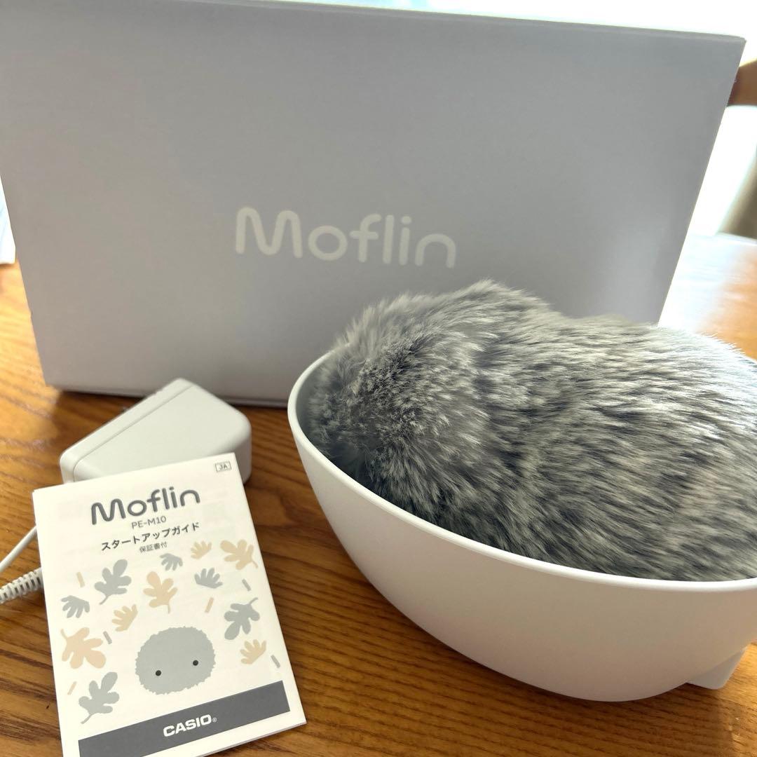 CASIO AIペット モフリン Moflin シルバー 本体＋付属品