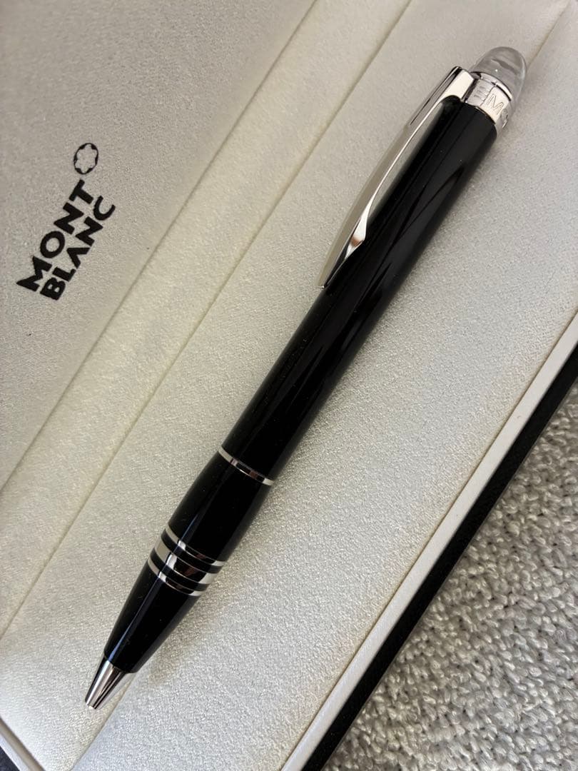 H*3様 ◾️プラチナ美品◾️モンブランスターウォーカーボールペン◾️ミッドナイ