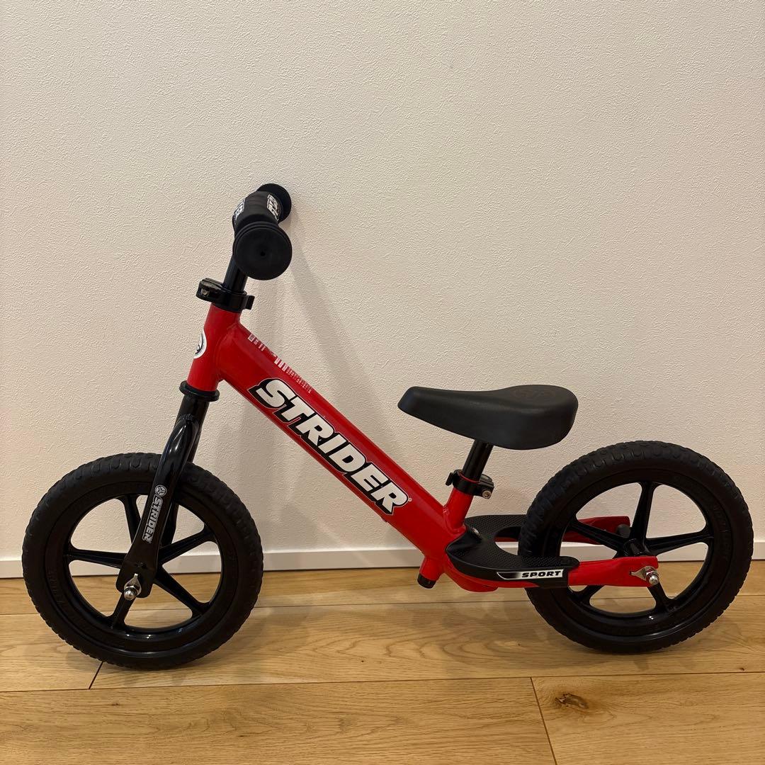 【美品】STRIDER バランスバイク レッド 12インチ STRIDER バランスバイク 12インチ レッド 箱あり STRIDER ストライダー