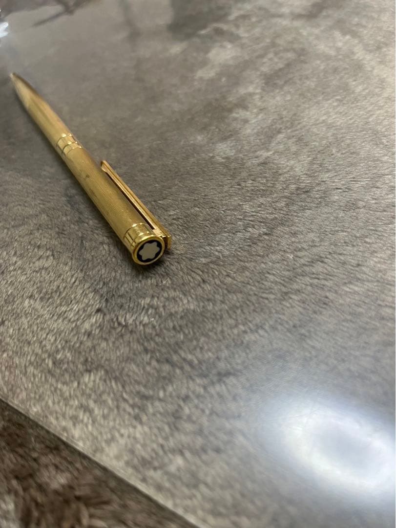 MONTBLANC 金色 スピンタイプ ボールペン - 筆記具通販