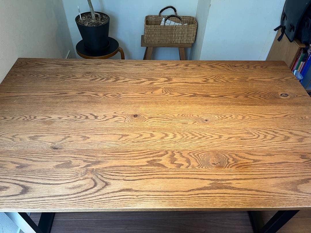 限定値引中✴︎MOMO NATURALオークダイニングテーブルVENT RECT