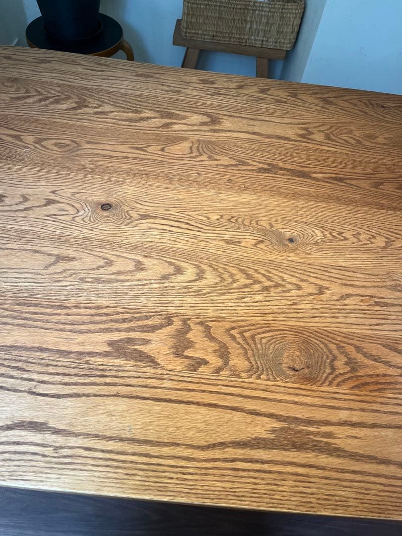 限定値引中✴︎MOMO NATURALオークダイニングテーブルVENT RECT