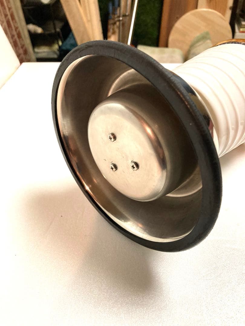 NEW極3 小型猛禽パーチ、ファルコンブロック ステンレスベース