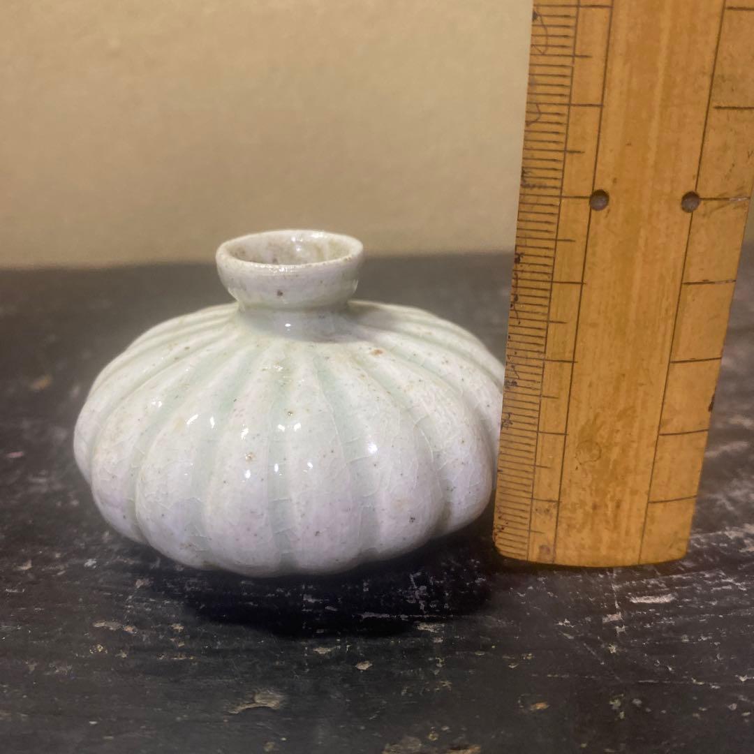 中国古玩具　白磁油壺7cm3.5cm