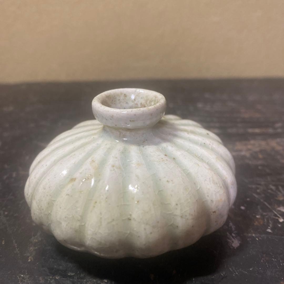 中国古玩具　白磁油壺7cm3.5cm