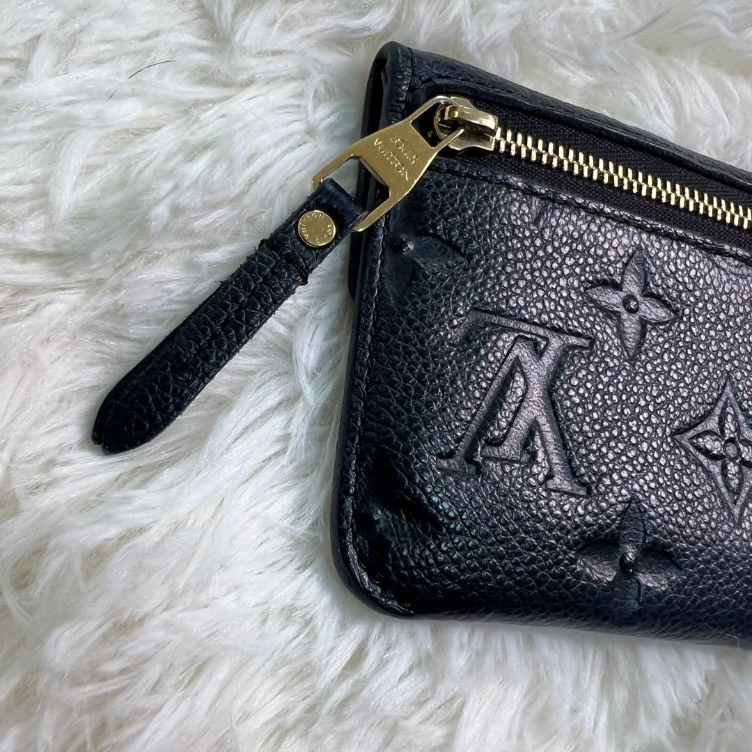 ルイヴィトン　ポシェットクレ　アンプラント　ブラック　ケース