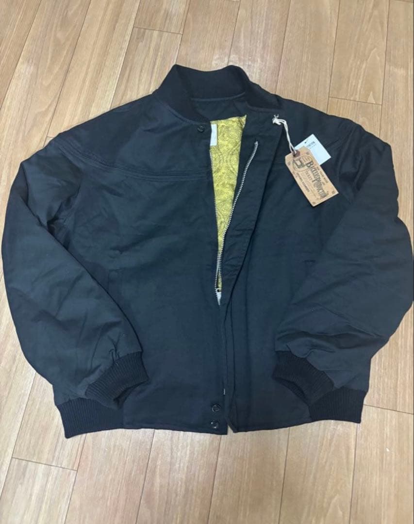 k*4様 新品未使用　ダービージャケット　ブラック×ゴールド　L キムタク キムタク着 DERBY OF SAN FRANCISCO JACKET S 新品 黒金 S ダービー