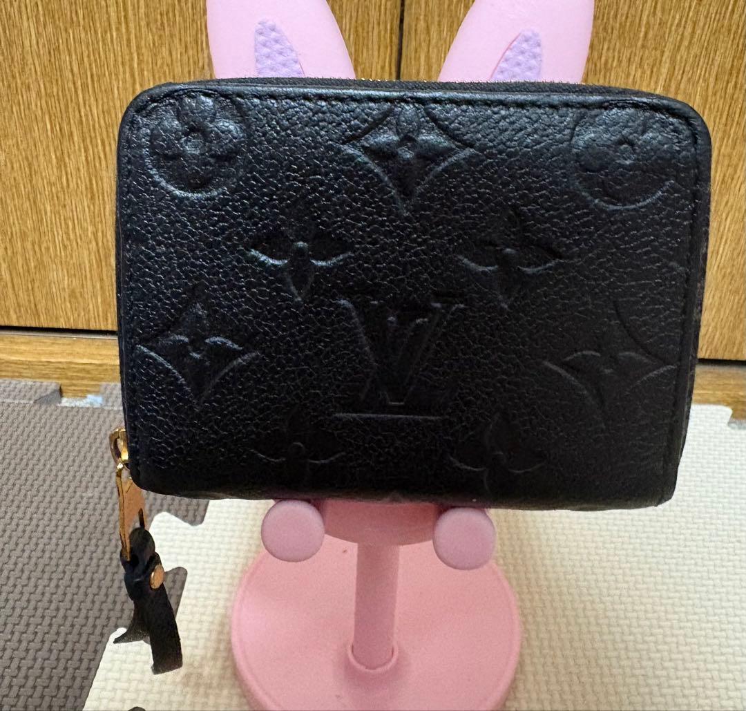 ルイヴィトン　ジッピーパース　アンプラント　ブラック　小銭入れ