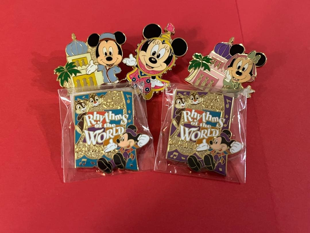 【希少】ミッキー ミニー ピンバッジ 5個セット