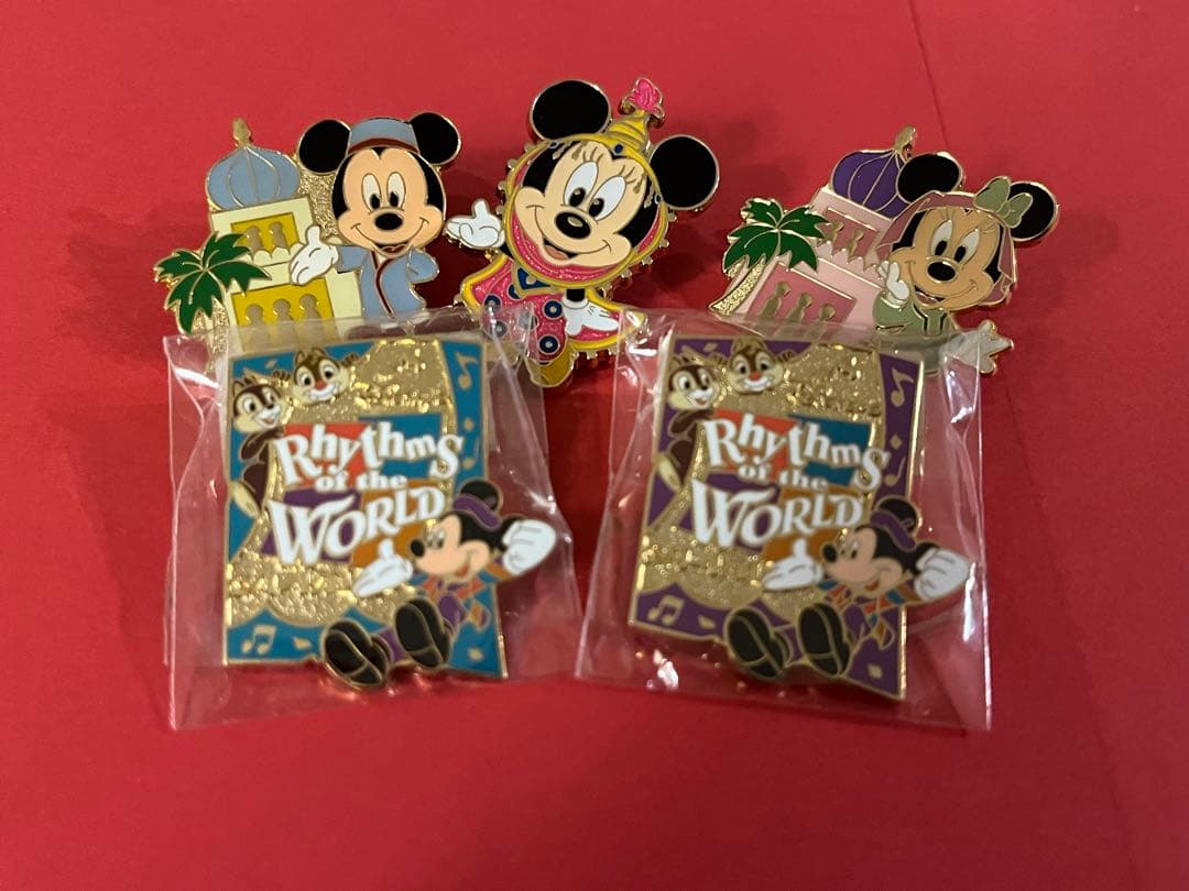 【希少】ミッキー ミニー ピンバッジ 5個セット