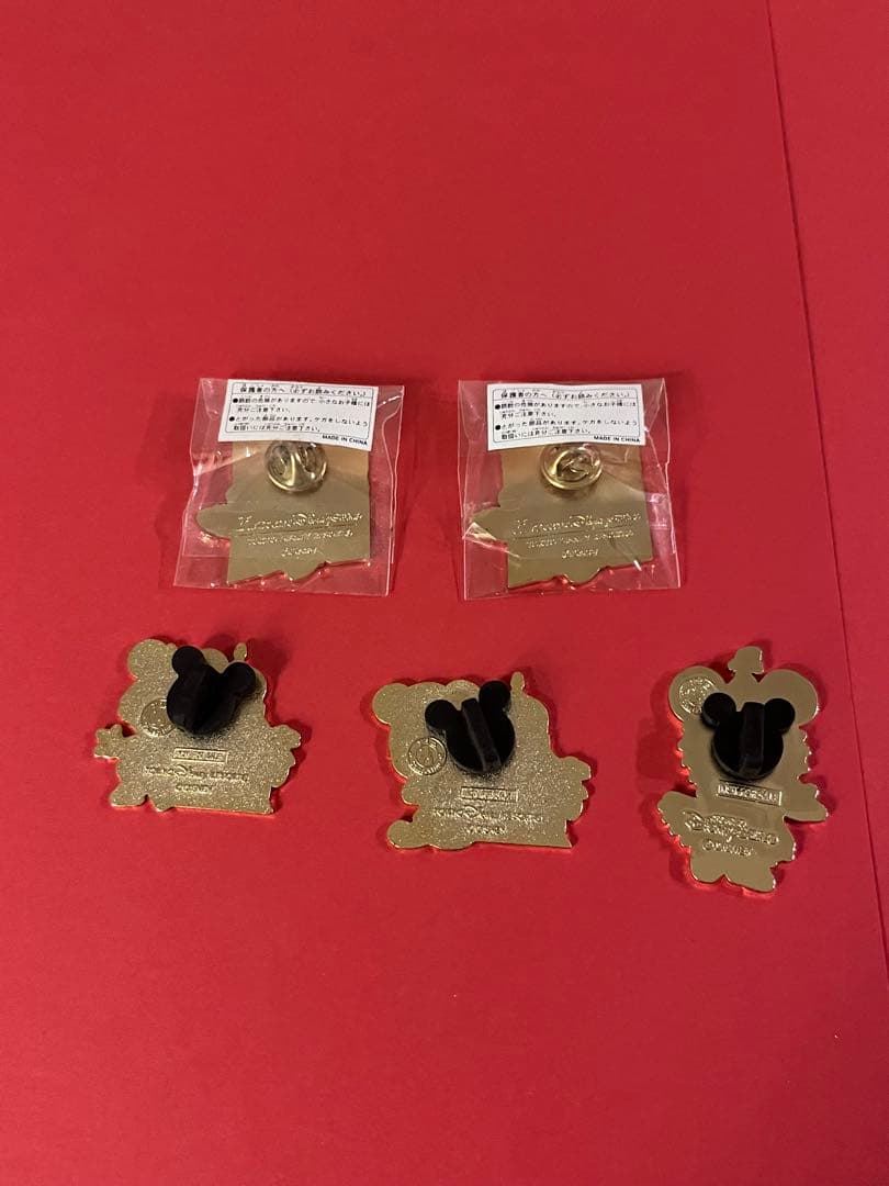 【希少】ミッキー ミニー ピンバッジ 5個セット