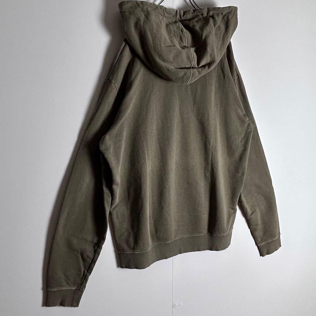 [希少デザイン]サンローランパリロゴプリントダメージ加工パーカーXXL