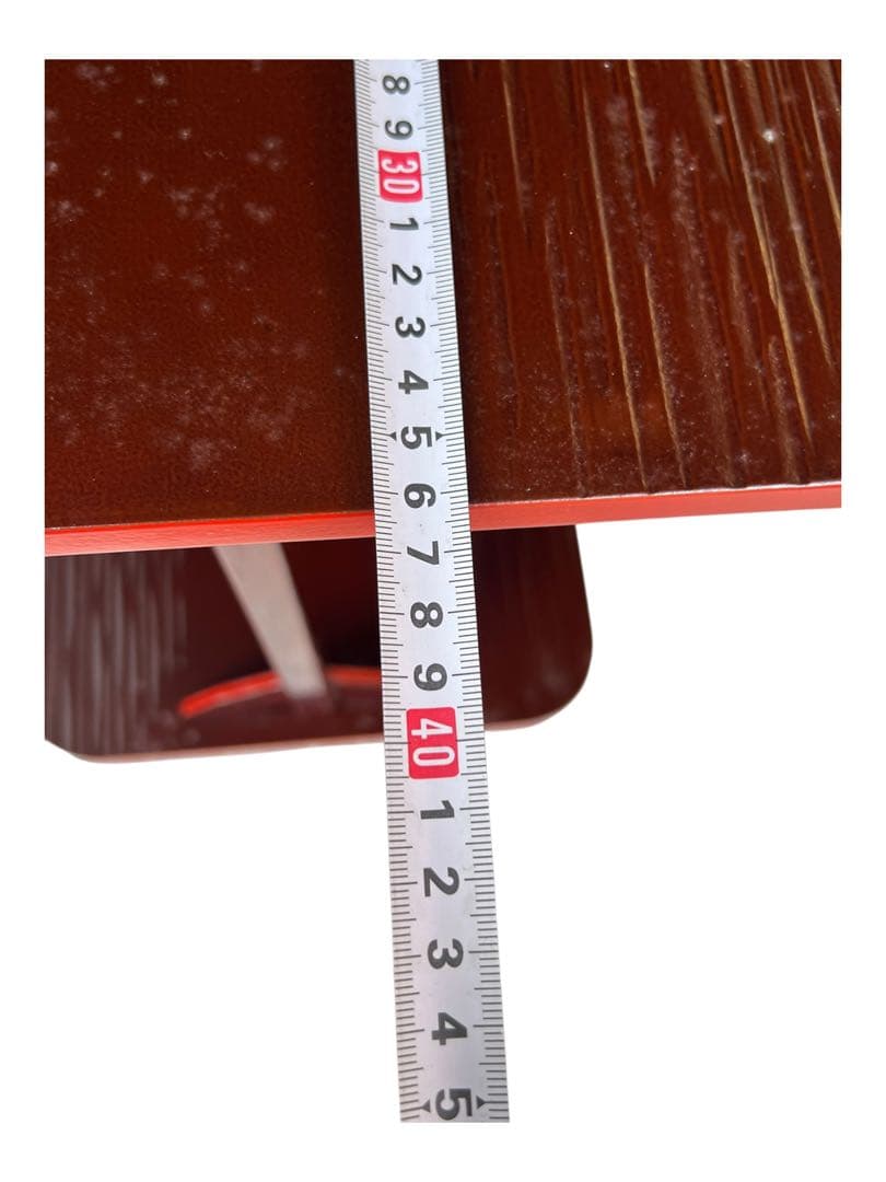 四方棚 茶道具 桐箱付 ショップ 塗師作 蒔絵風 飾り棚 39cm