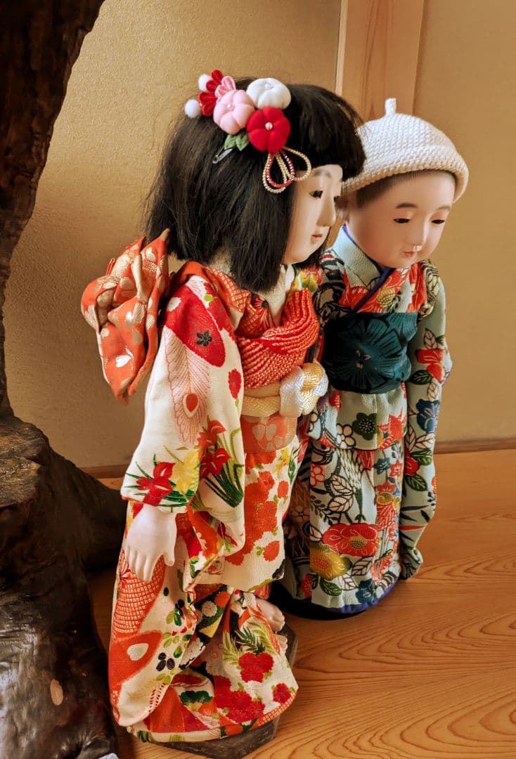 戦前戦中結納良縁大型市松人形雛祭りビスクドール丸平大木平蔵