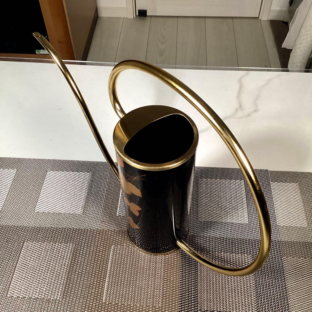 未使用•痛み』 会津塗 ジョウロ 金彩絵