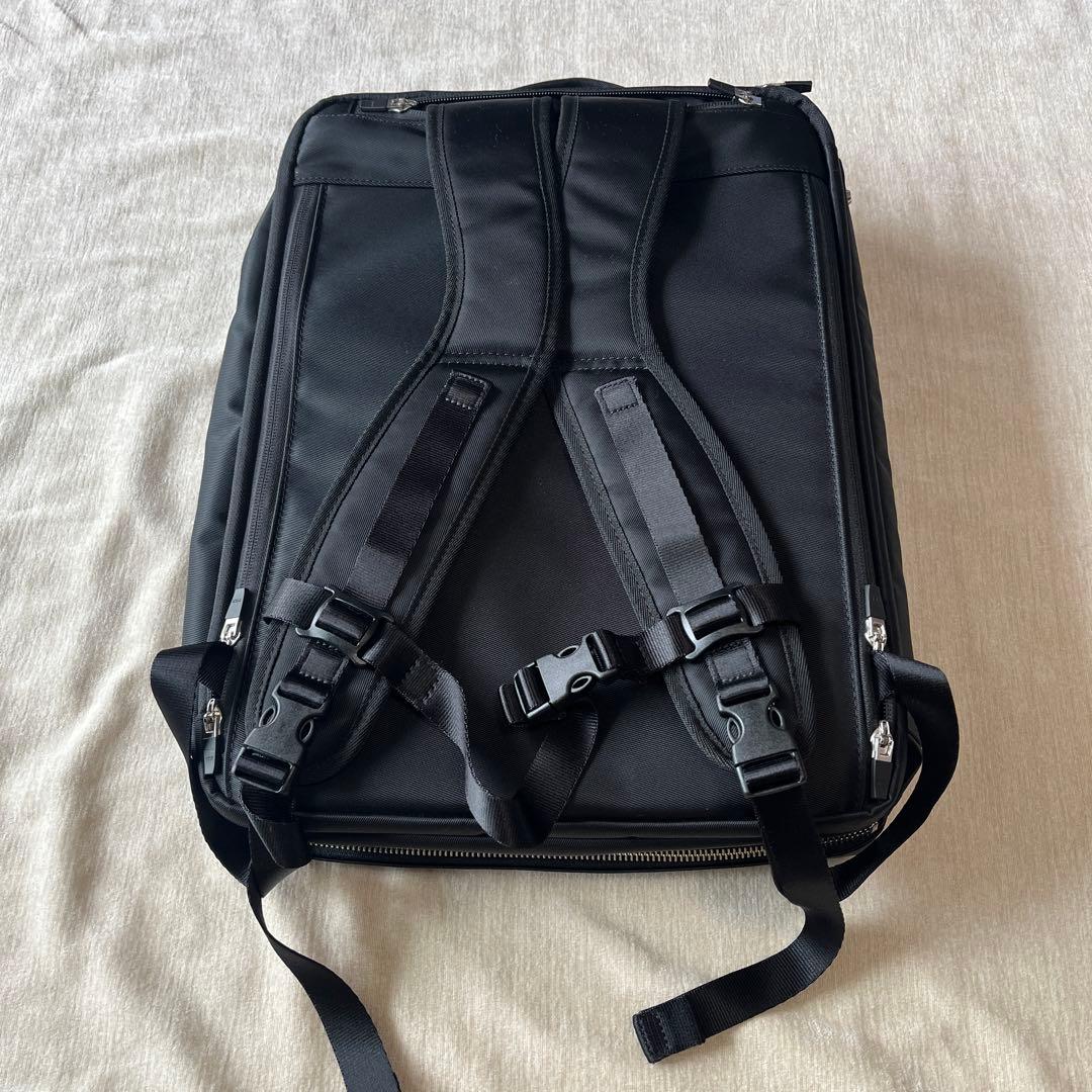 TAKEO KIKUCHI ビジネスバックパック 3WAY 黒　ブラック