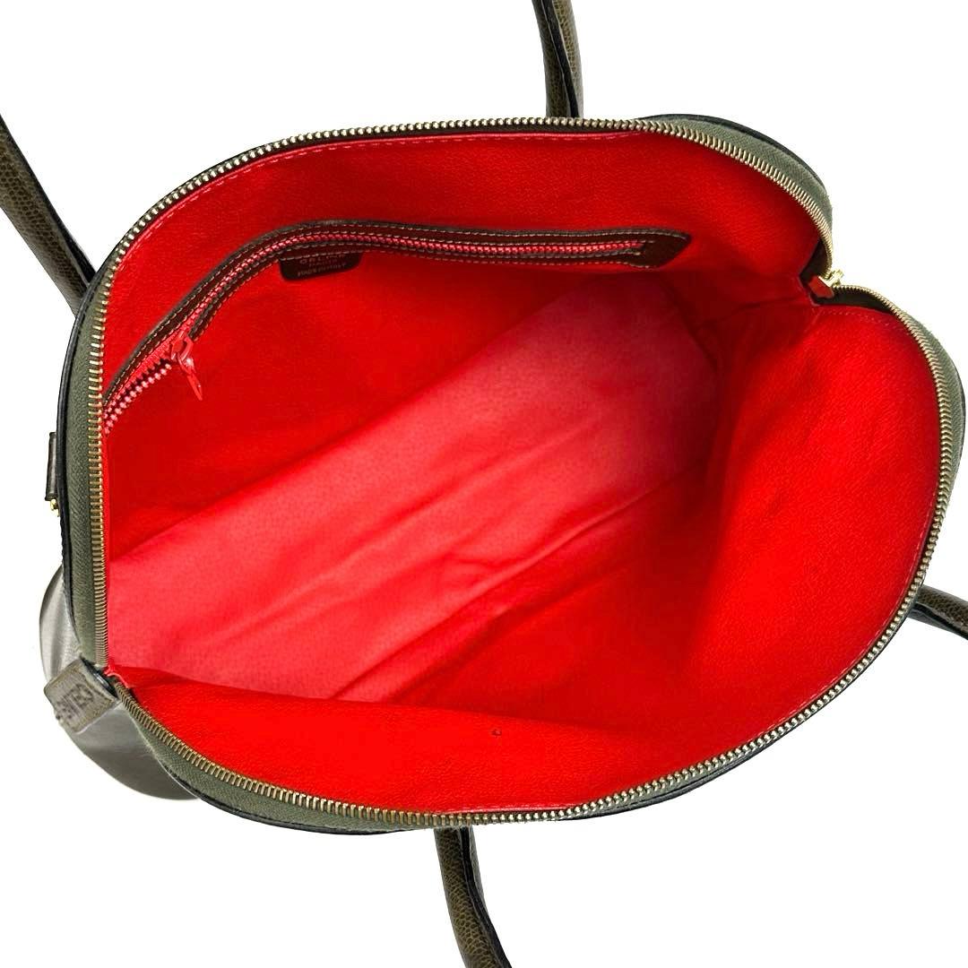 リスケセリーヌ ハンドバッグ 2way トリオンフ ロゴ型押しゴールド金具