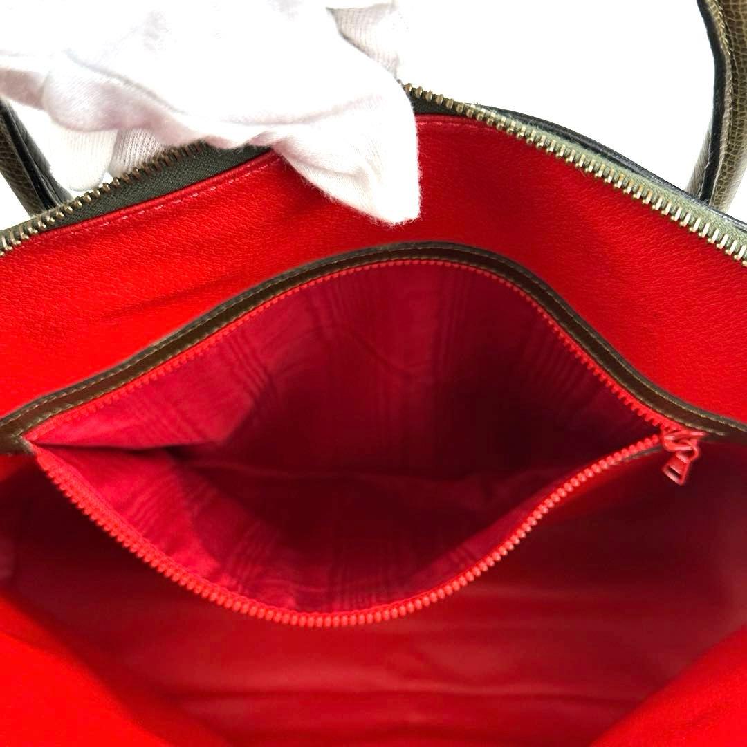 リスケセリーヌ ハンドバッグ 2way トリオンフ ロゴ型押しゴールド金具