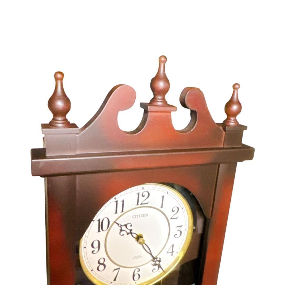 希少 CITIZEN 振り子時計 ストロークN 報時付き 4MJ807 シチズン