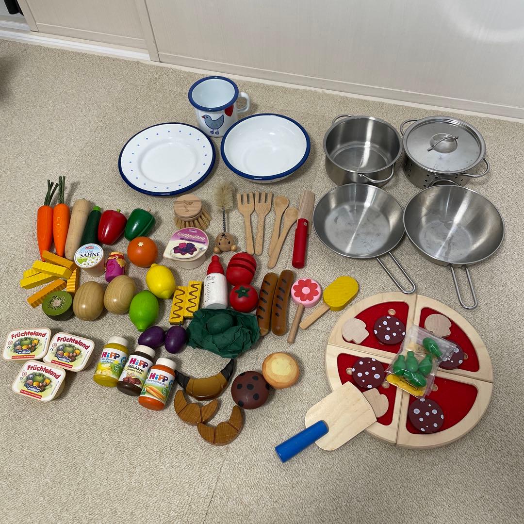 erzi haba おままごと まとめ売り erzi エバート HABA 木のおままごと