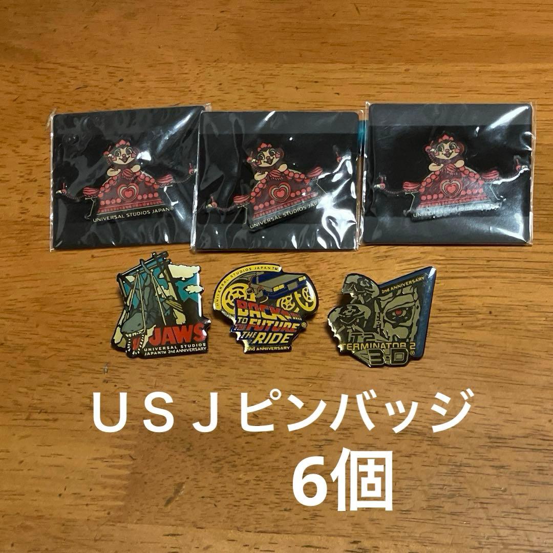 USJピンバッジ 6個セット 非売品 - メルカリ