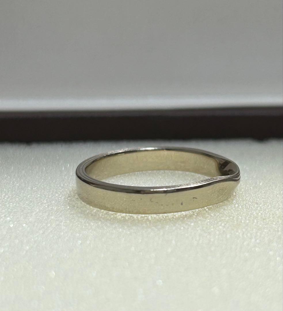 ゆりり 【杢目金屋】K18/Sv結婚指輪　15号 メンズ　レディース