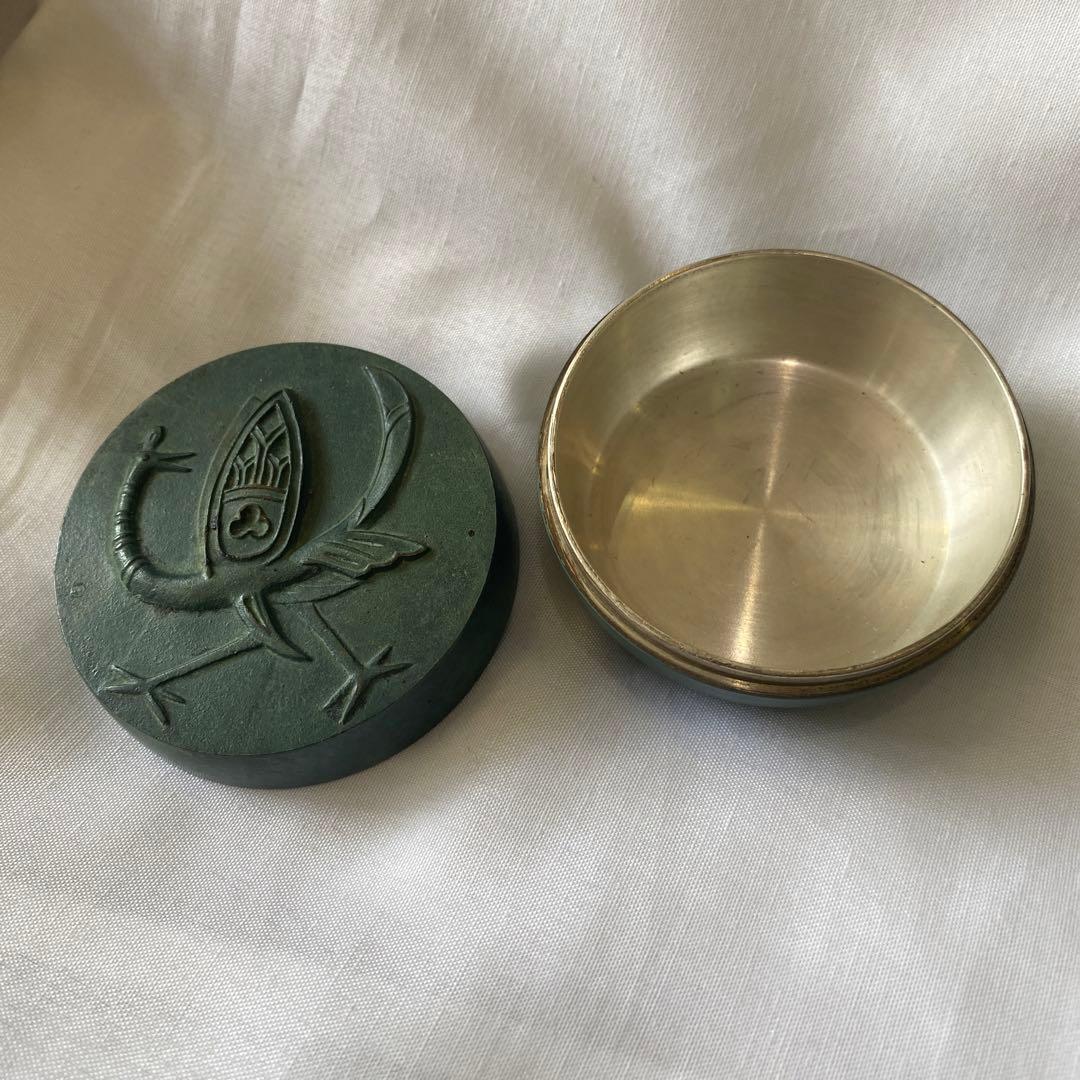 ボンボニエール 皇室 御下賜品 昭和43年 新宮殿落成記念 棗型 鳳凰文