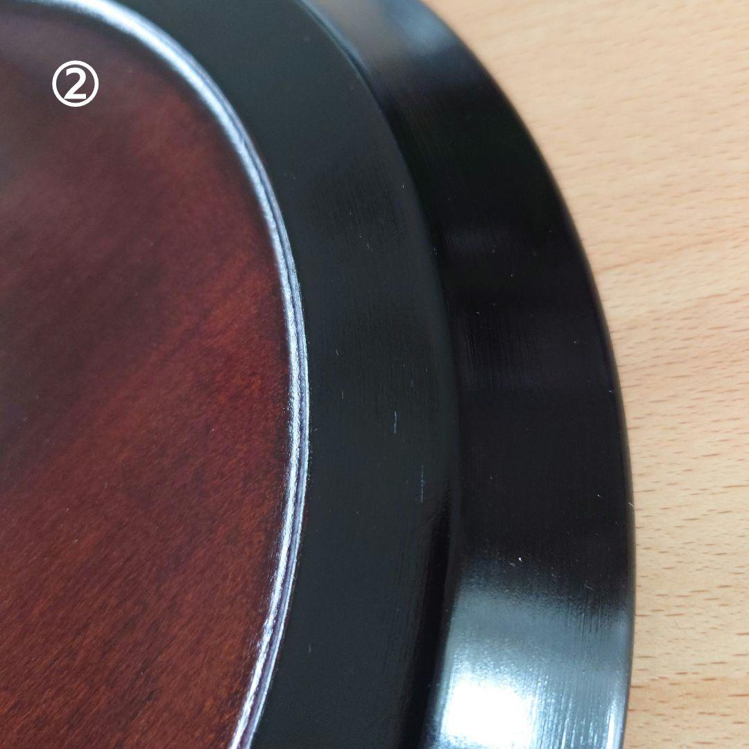 流れ小付丸盆象谷塗 仁田デザイン事務所 仁田貴夫 漆器プロジェクト