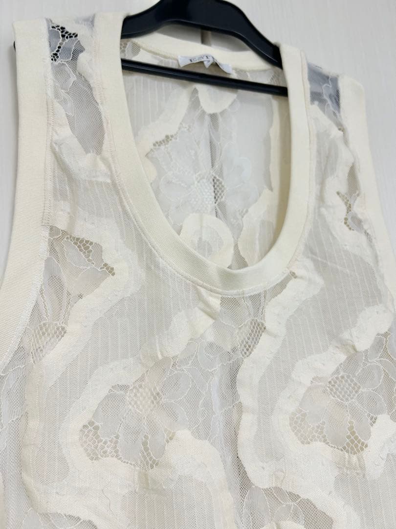 25SSフレームワークESTHE OVERSIZED SHEER LACE V