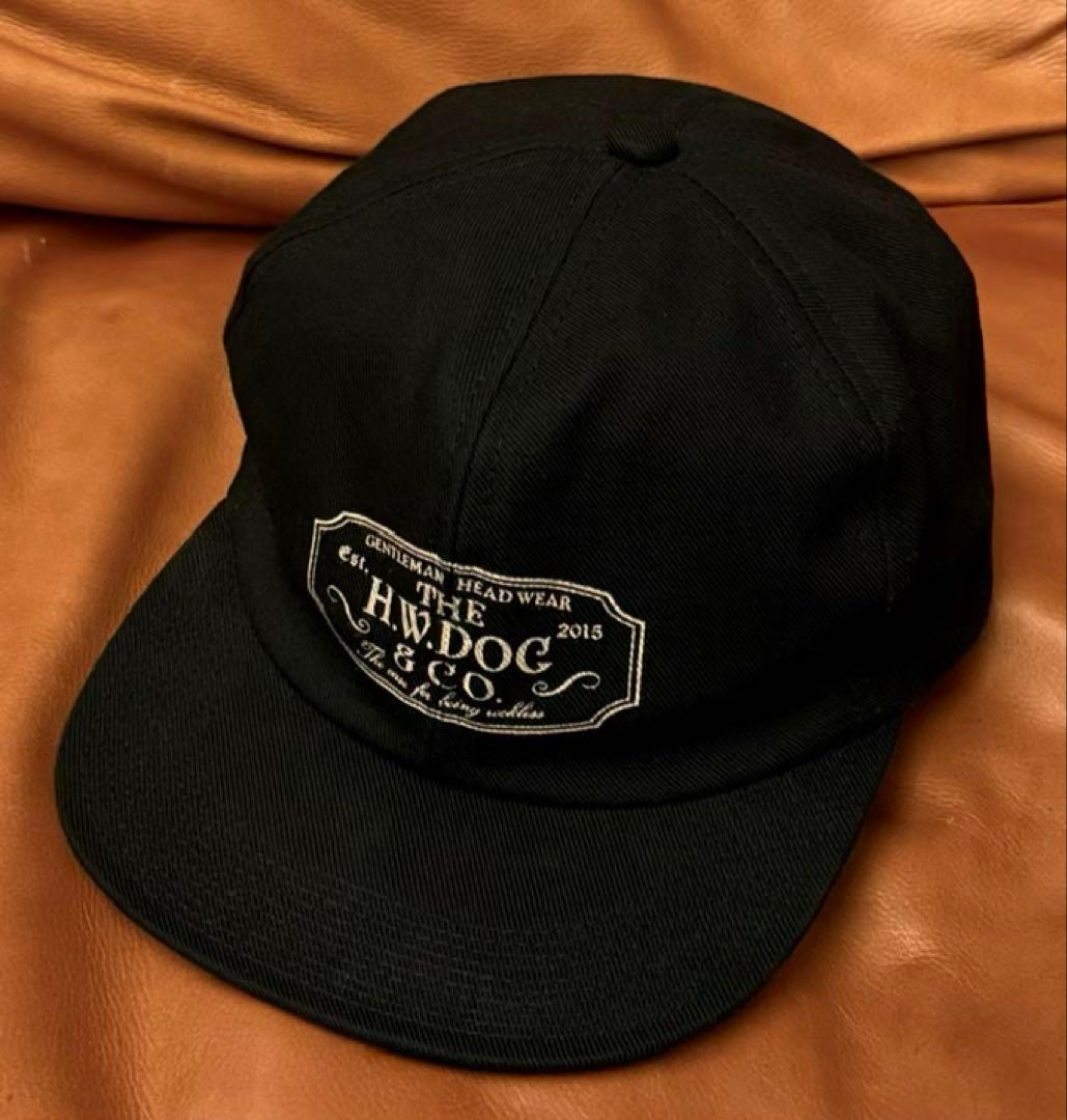 美品 THE H.W.DOG&CO. TRUCKER CAP ブラック