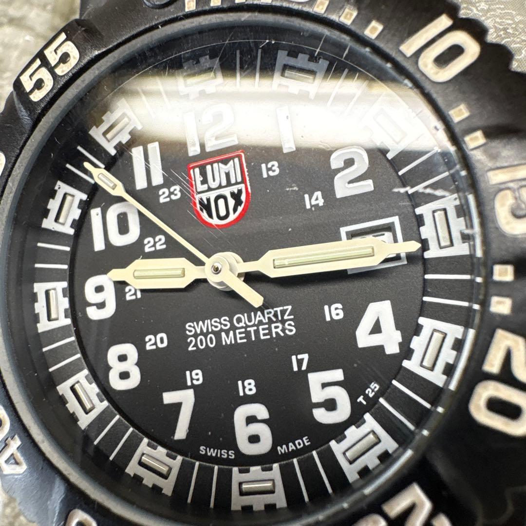 ルミノックス3051 カラーマーク　ホワイト文字盤　【正常動作品】