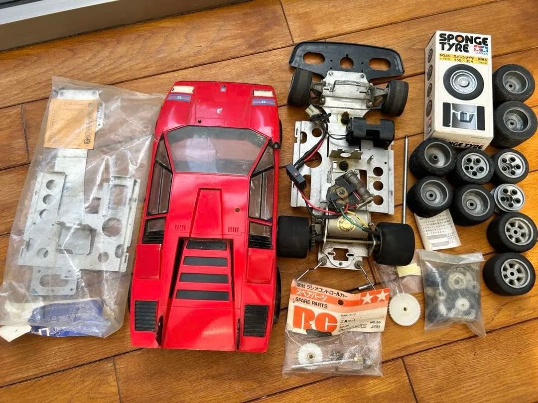 タミヤ　カウンタック　ラジコンカー パーツセット タミヤ カウンタック ラジコンカー パーツセット タミヤ カウンタック