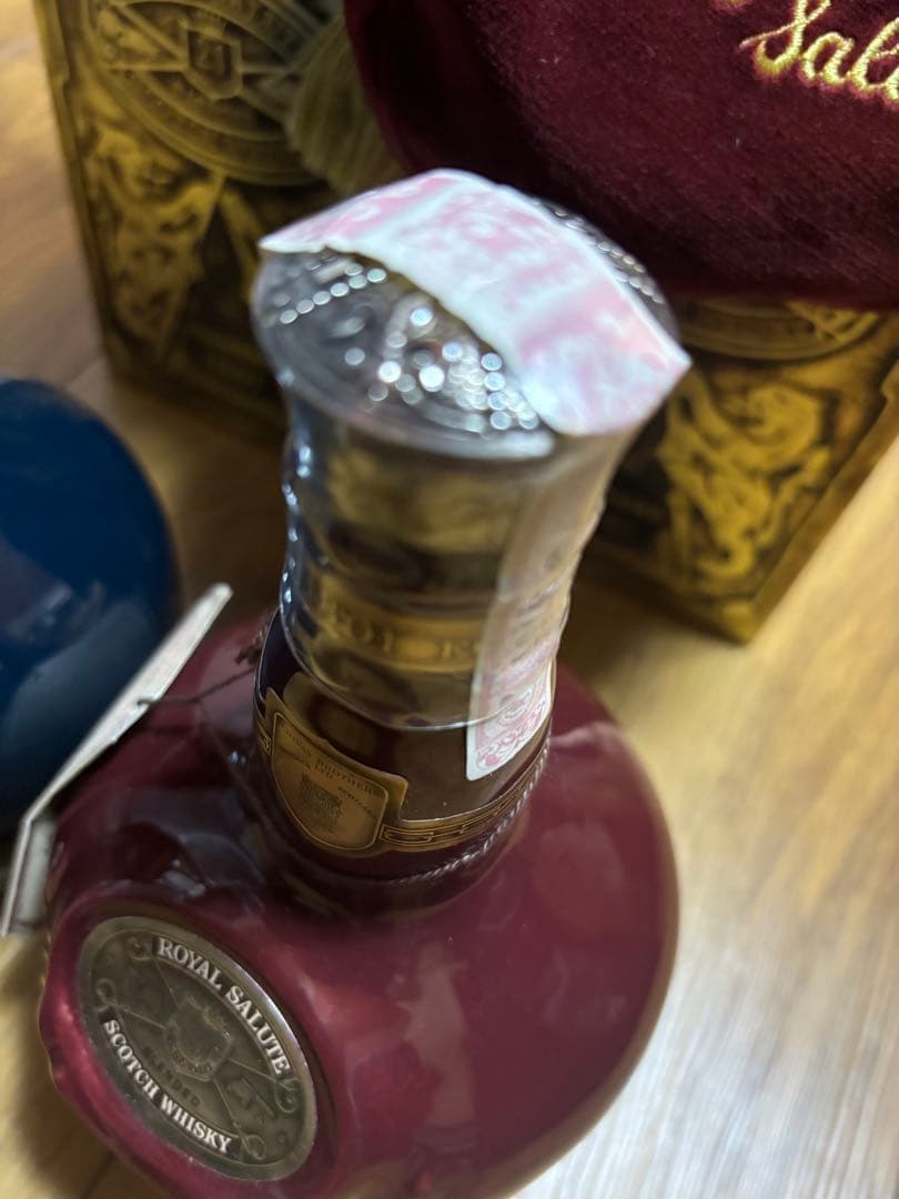 シーバス ロイヤルサルート 21年 CHIVAS ROYAL SALUTE赤、青