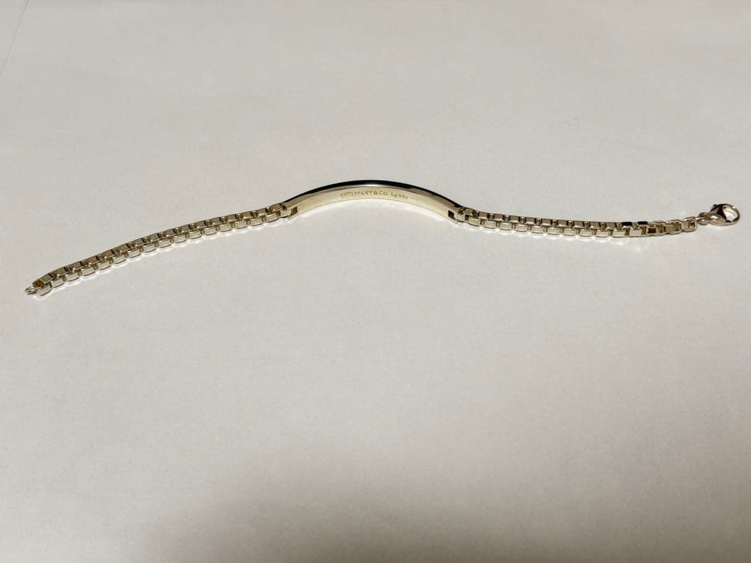 ティファニー ベネチアン リンク ID ブレスレット 18.5cm