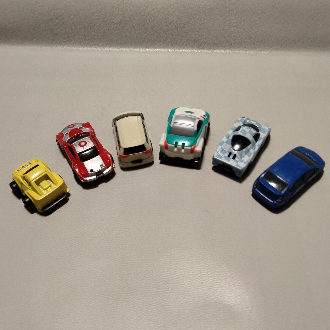 ☆商談中☆ 4702 プラスチック製ミニカー6台セット