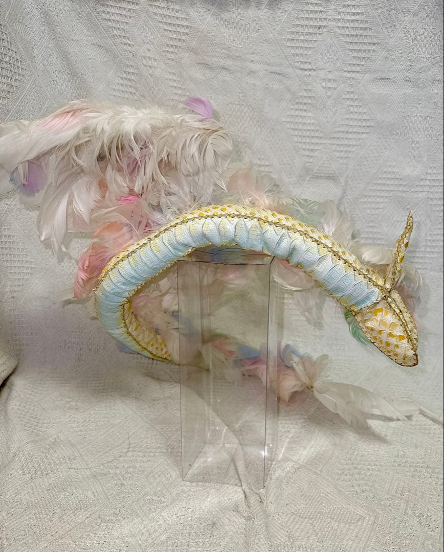 【レザー】アートドール　蛇　ドラゴン②《ハンドメイド》　artdoll