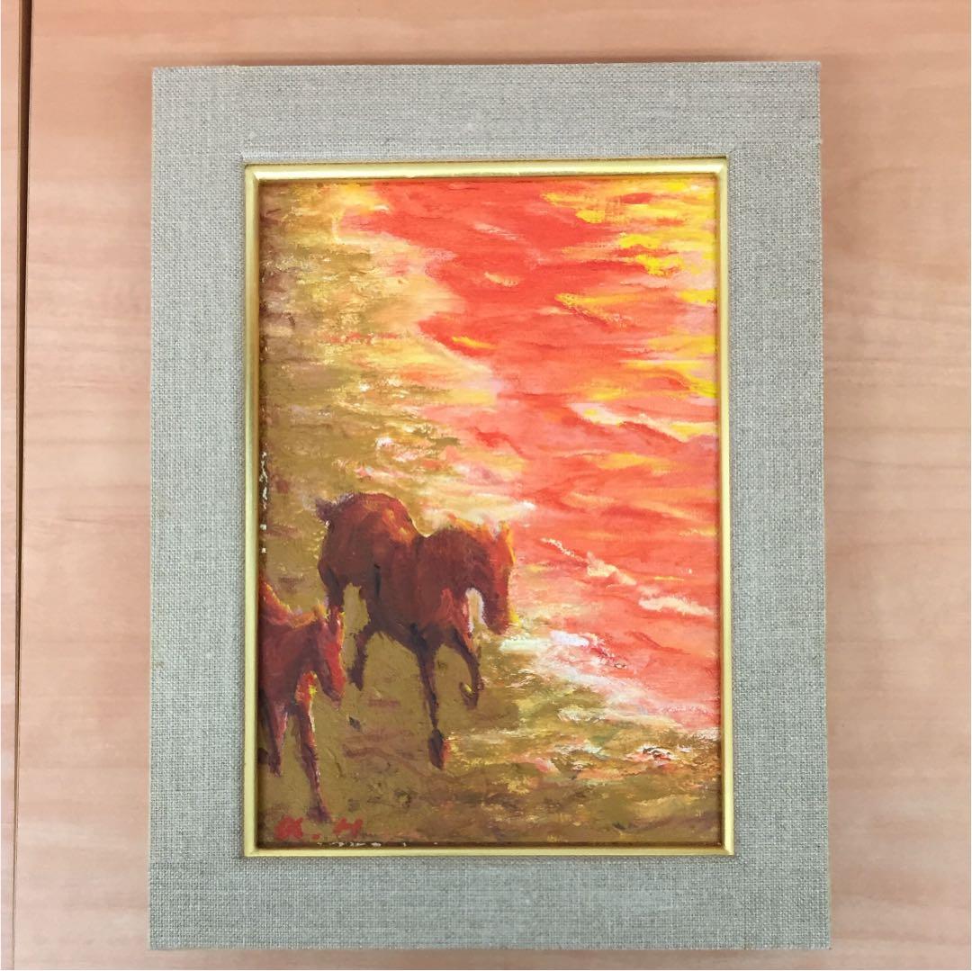 ★細川晶生 Akio Hosokawa 「朝の砂浜」1978年